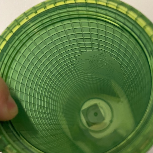 NWT Starbucks 2022 Green Jelly Grid Tumbler Limited Edition - Picture 4 of 5